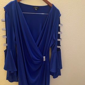 Beautiful Blue Cocktail Dress, Large,